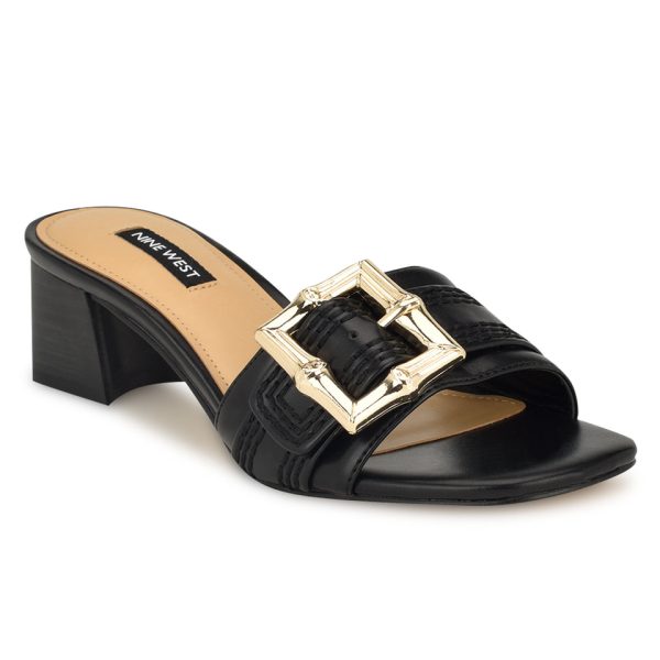 Garta Buckle Slide Sandals - Image 2
