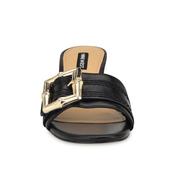 Garta Buckle Slide Sandals - Image 3