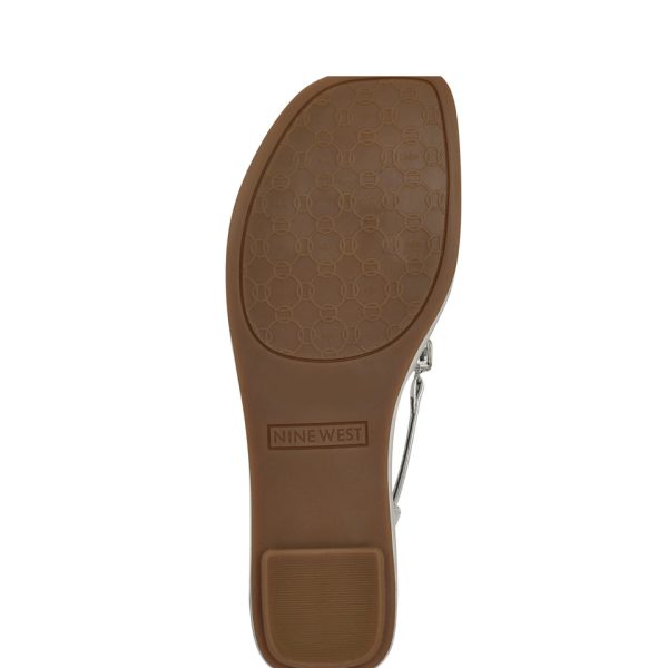 Dynasti Embellished Flat Sandals - Image 5
