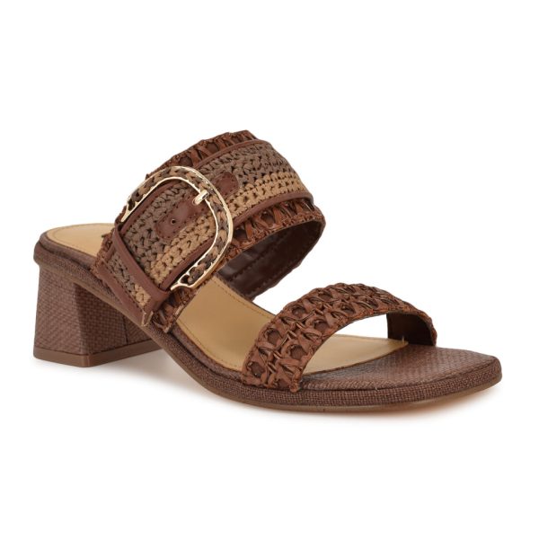 Ebels Block Heel Slide Sandals - Image 2